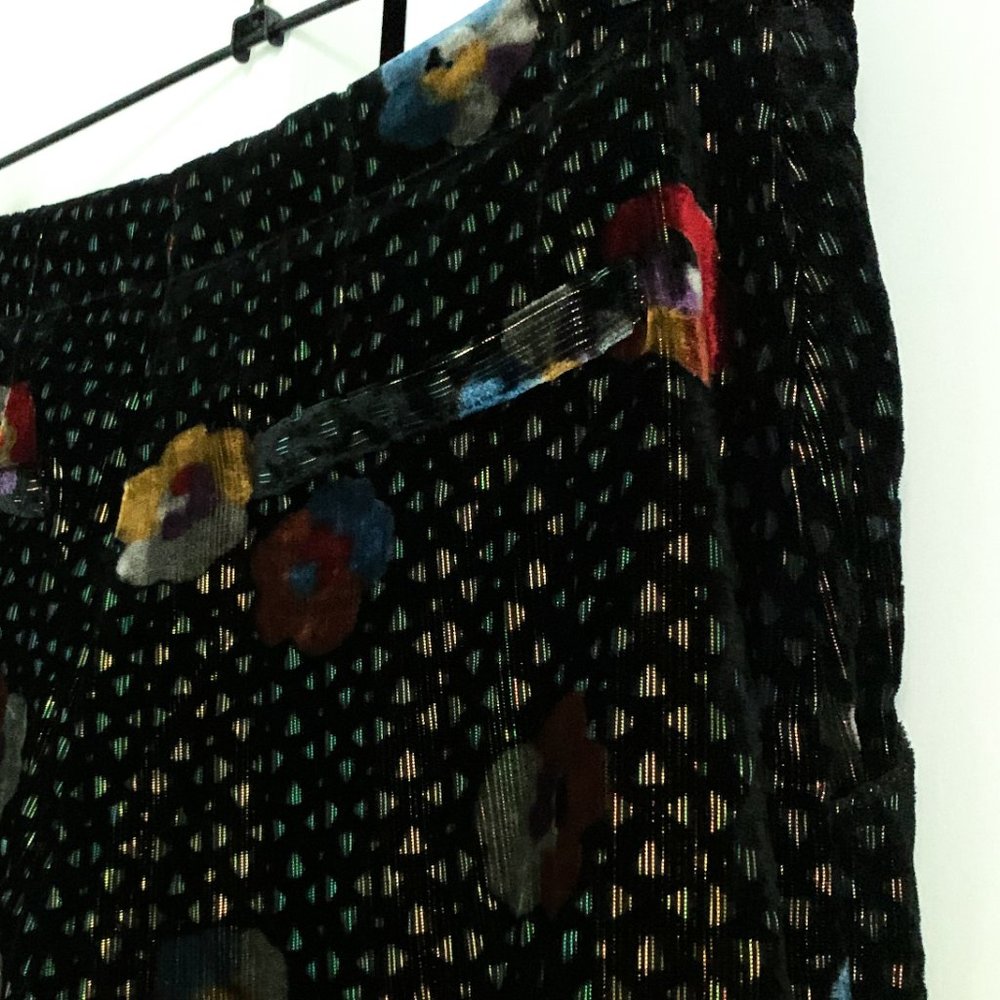 NWT anthropologie pasquette velvet wide-leg pants - Picture 11 of 14